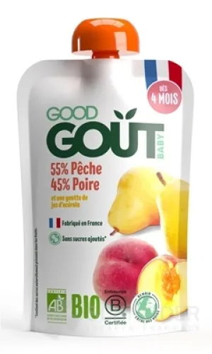 Good Gout BIO Broskyňa s hruškou