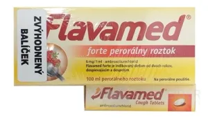 Flavamed forte roztok + Cough Tablets (balíček)