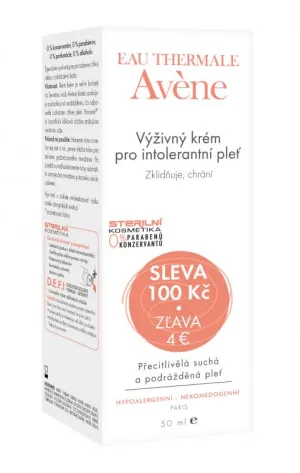 Avene Výživný krém pre intolerantnú pleť (C.P.I) 50ml