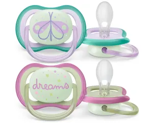 AVENT CUMLÍK 0-6M Ultra air nočný dievča