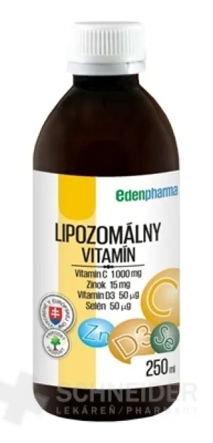 EDENPharma LIPOZOMÁLNY VITAMÍN C + Zn + D3 + Se