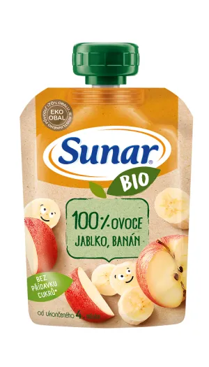 Sunar BIO Kapsička Jablko, banán