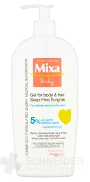 Mixa Baby Soap-free Surgras Gel for body & hair