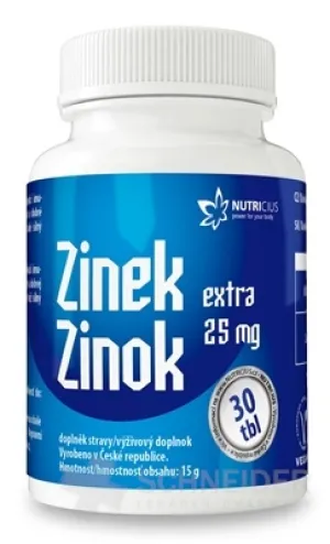 NUTRICIUS Zinok EXTRA 25 mg