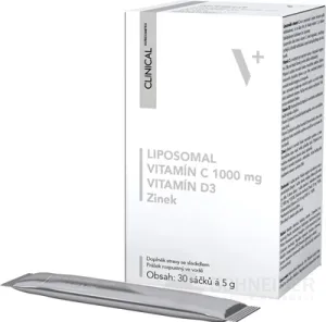 CLINICAL LIPOSOMAL Vitamín C 1000 mg+D3+Zinok