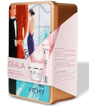 Vichy Idealia BB Medium denný krém proti starnutiu pleti + roll-on SPF25 krém odtieň medium