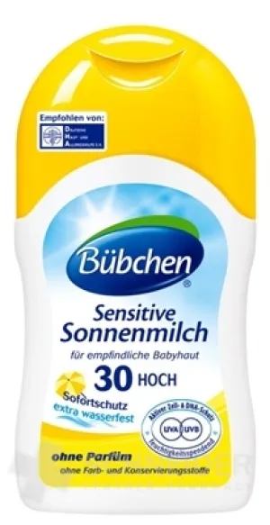 BUBCHEN OPAĽOVACIE MLIEKO OF30 SENSITIVE