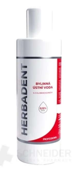 HERBADENT Professional bylinná ÚSTNA VODA