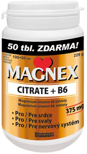 MAGNEX CITRATE 100tbl+50tbl ZDARMA (150 tbl)