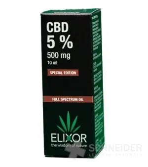 ELIXOR Full Spectrum CBD olej 5%