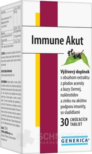 Immune Akut cmúľacie tablety