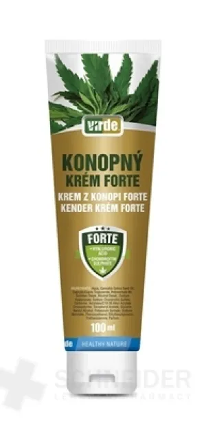VIRDE KONOPNÝ KRÉM FORTE