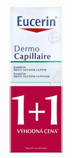 Eucerin Dermocapillaire šampón proti suchým lupinám 2x250ml