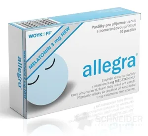 allegra MELATONÍN 3 mg NEW