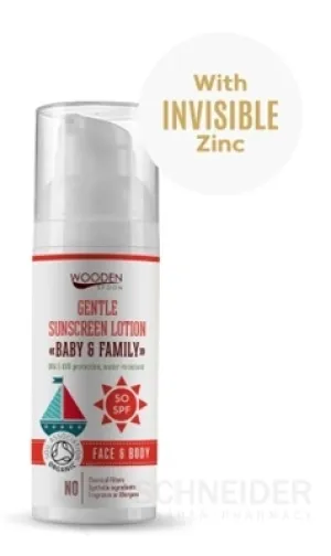WoodenSpoon Opaľovacie mlieko Baby & Family SPF 50