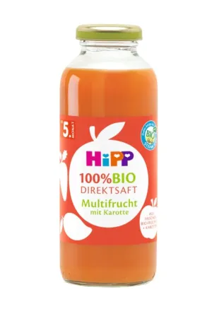 HiPP 100 % BIO Ovocna šťava s karotkou