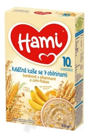 Hami mliečna kaša so 7 obilninami banánová