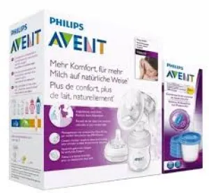 AVENT Manual.odsávačka mlieka Natural + Darček
