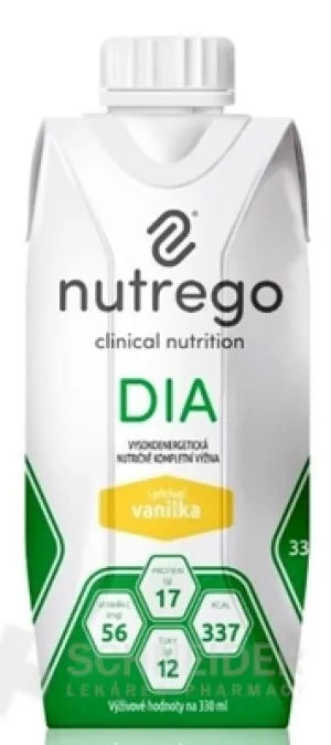 Nutrego DIA s príchuťou vanilka