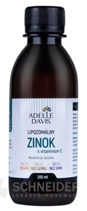 ADELLE DAVIS Lipozomálny ZINOK s vitamínom C