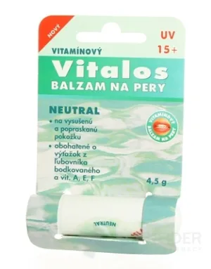 VITALOS Balzam na pery neutral SPF 15