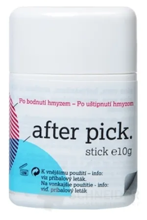 after pick. stick