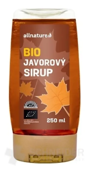 Allnature JAVOROÝ SIRUP BIO