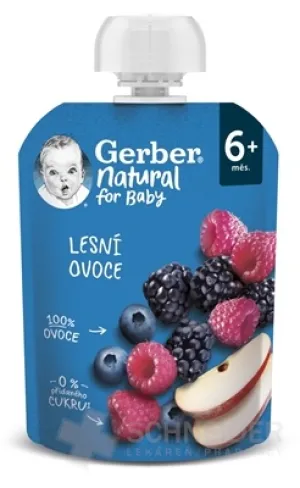 Gerber Natural Kapsička Lesné ovocie