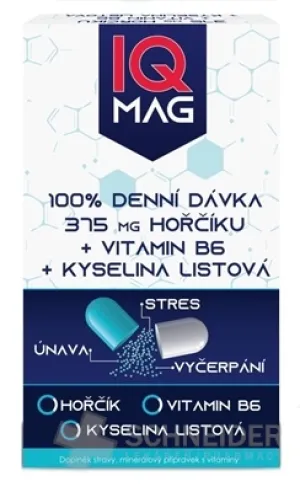 NaturProdukt IQ MAG Horčík + B6 + kyselina listová