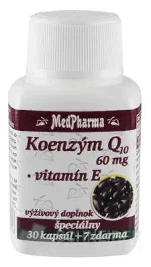 MedPharma KOENZÝM Q10 60 mg + Vitamín E