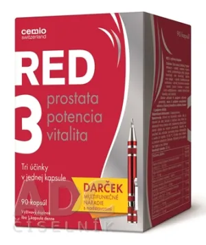 Cemio RED3 cps. 90 darček