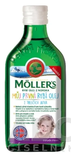 Mollers Môj prvý rybí olej 250 ml