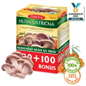 TEREZIA HLIVA USTRICOVITÁ S RAKYTNÍKOVÝM OLEJOM 100 +100 cps