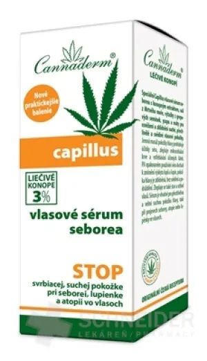 Cannaderm CAPILLUS - vlasové sérum seborea