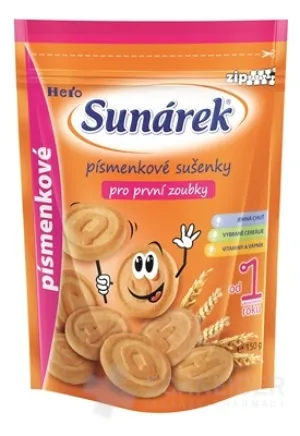 Sunárek sušienky písmenkové