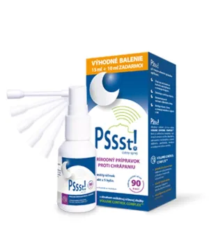 Psst! Ústny sprej proti chrápaniu 15 + 10 ml zadarmo