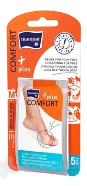 matopat COMFORT plus Náplasť hydrokoloidná