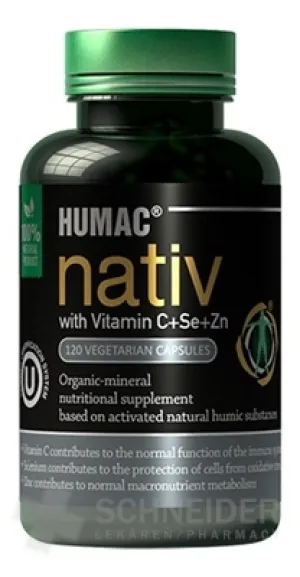 HUMAC nativ s Vitamínom C+Se+Zn