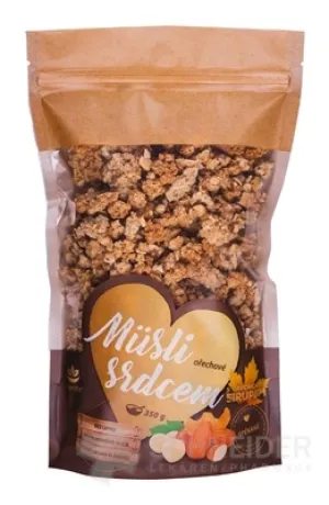 topnatur Müsli srdcom Orechové s javorovým sirupom