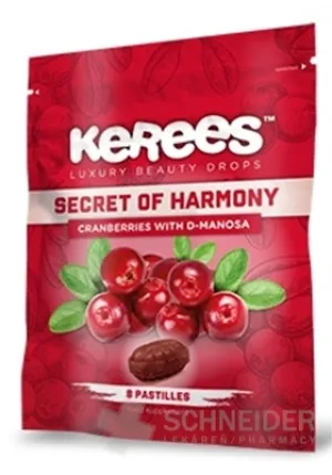 KEREES Brusnicové pastilky s D-manózou