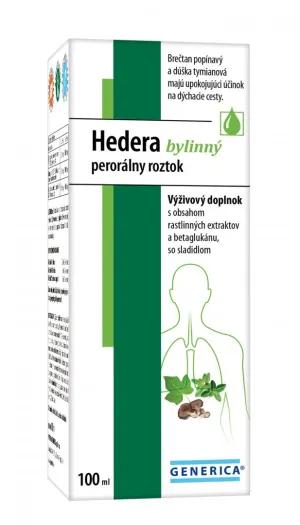 Hedera bylinný perorálny roztok 100 ml