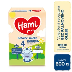 Hami 4 Batoľacie mlieko s príchuťou vanilky