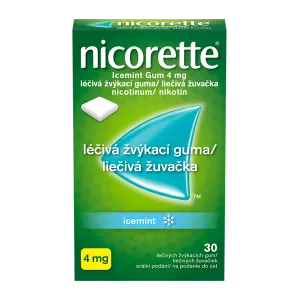 Nicorette® Icemint Gum 4 mg liečivá žuvačka