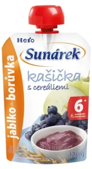 Sunárek Ovocná kašička s cereáliami