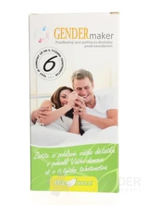 GENDERmaker - predbežný test pohlavia