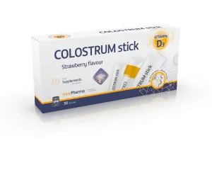 Colostrum stick jahoda 30 sáčkov