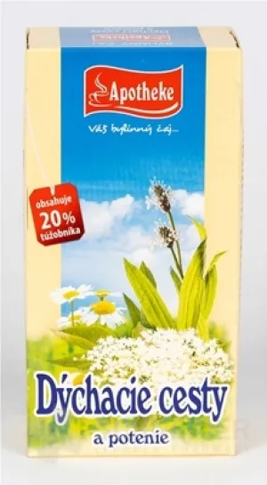 APOTHEKE ČAJ DÝCHACIE CESTY A POTENIE
