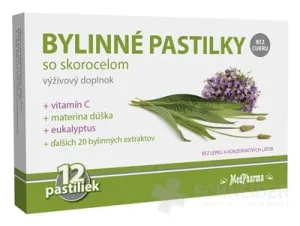MedPharma BYLINNÉ PASTILKY Bez cukru