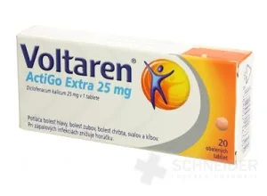 Voltaren Actigo Extra 25 mg tbl. obd 20 x 25 mg