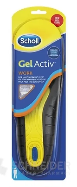 Scholl Gelové vložky do topánok Work - Muži